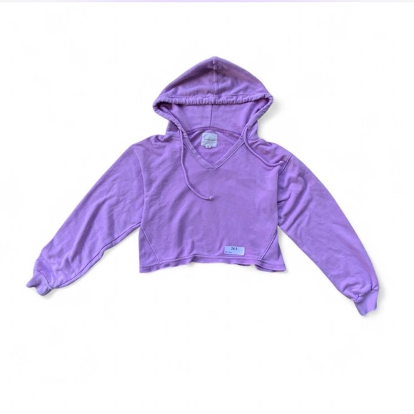 American Eagle Purple Pullover Hoodie - Picture 3 of 7